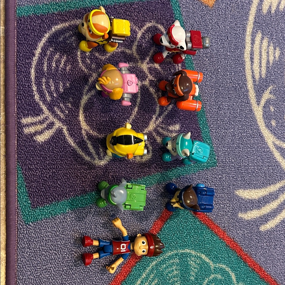 Colorful Action Figure Set for Kids